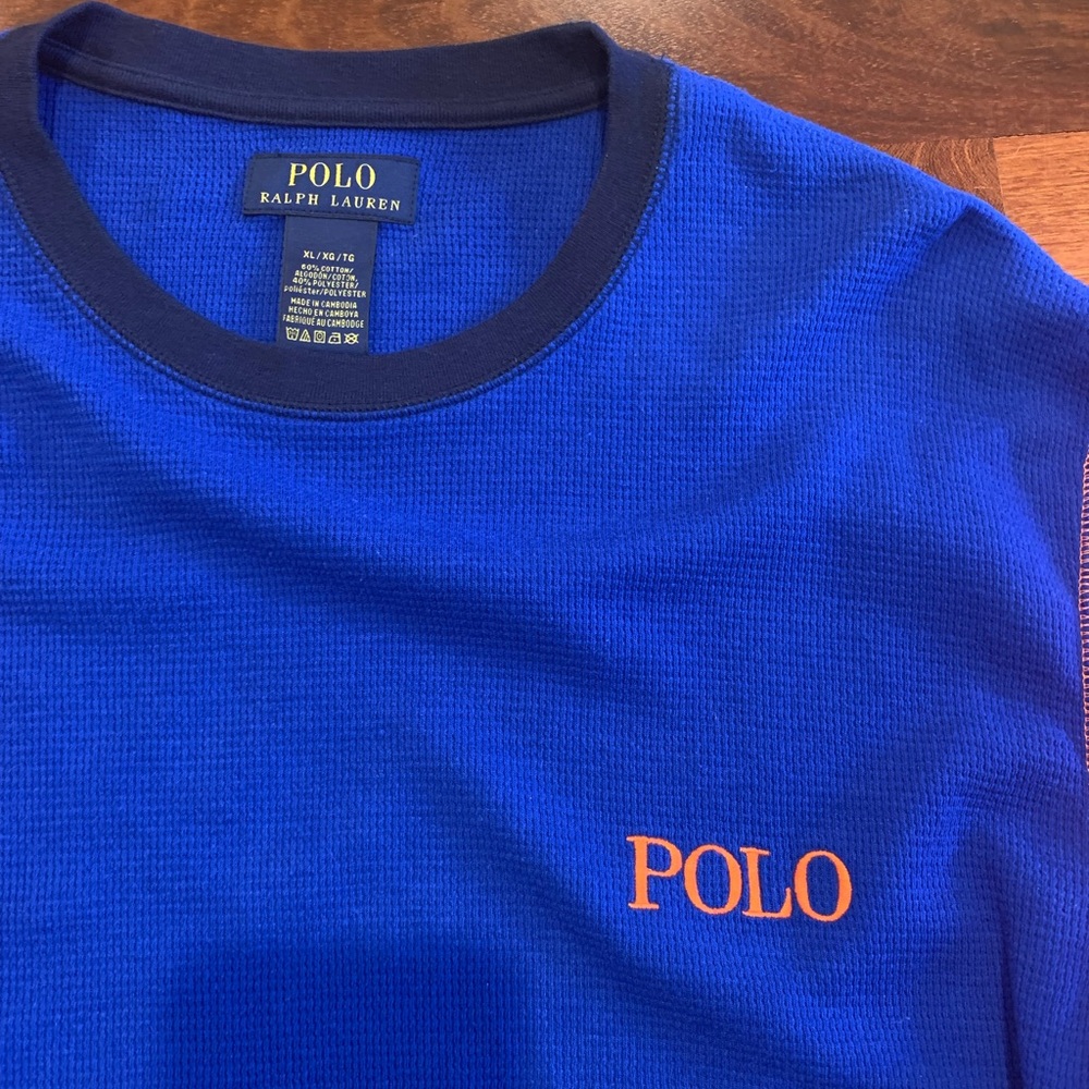Polo by Ralph Lauren Men's Blue Shirt